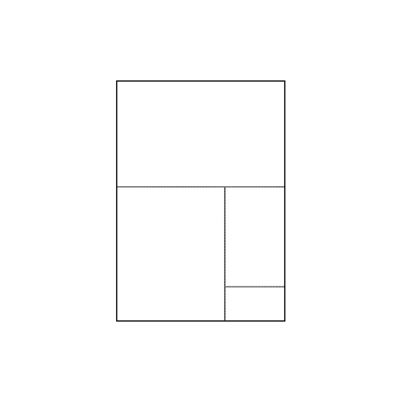 500 Planches prestation A5 (blanc) ou couleur (bleu, orange, vert)